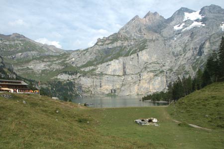 Öeschinensee and Blümlisalp near Kandersteg