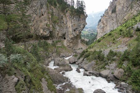 Waterfalls on Kander River above Eggeschwand