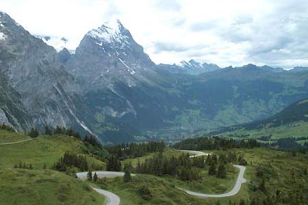 The Eiger seen from Grosse Scheidegg