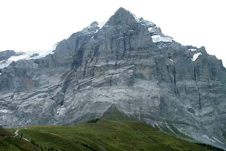 The Wetterhorn dominates Grosse Scheidegg