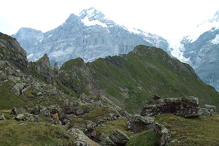 Southeast ridge of Reeti and the Wetterhorn