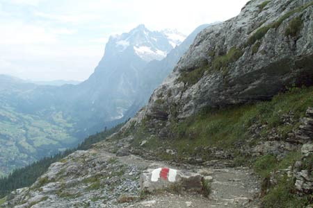 The Wetterhorn from the Eiger Trail