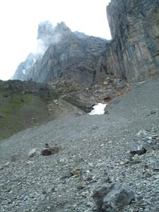 The crags of the Eiger soar skywards