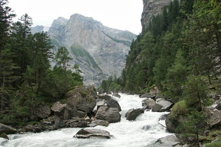Kander River waterfalls above Eggeschwand