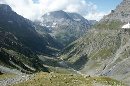 Gasterntal from just below the Kanderfirn glacier