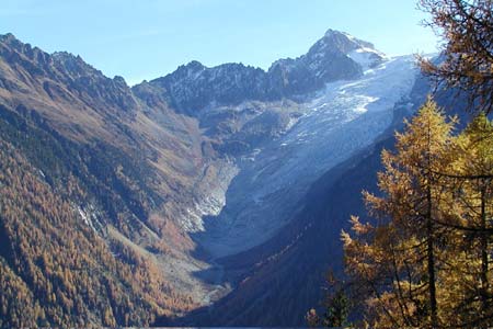 View of the Glacier du Trient