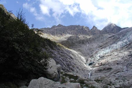 Glacier du Trient ice-flow