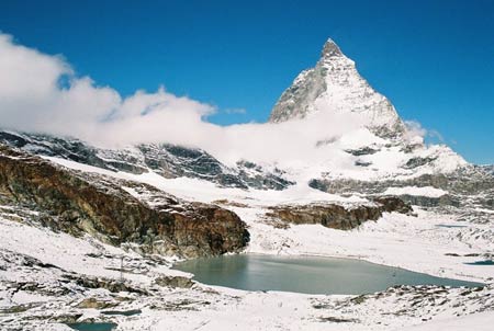 The Matterhorn from Trockener Steg 