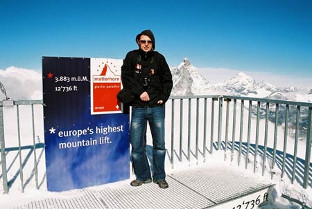 Kleine Matterhorn at 3883m offers superb views 